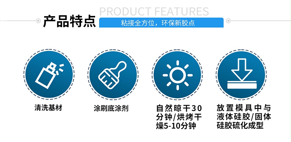 硅膠包塑料熱硫化膠水